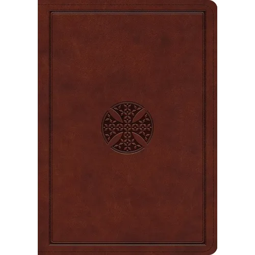ESV Journaling Bible, Interleaved Edition (Trutone, Mahogany, Mosaic Cross Design)