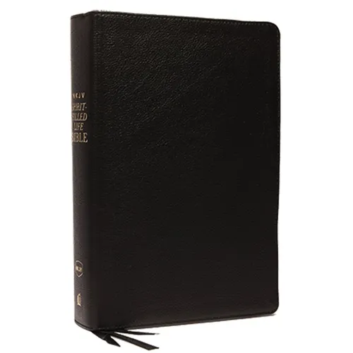 NKJV, Spirit-Filled Life Bible, Third Edition, Genuine Leather, Black, Red Letter Edition, Comfort Print, Comfort Print: Kingdom Equipping Through the