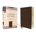 Nrsvue, Holy Bible, Personal Size, Leathersoft, Brown, Comfort Print