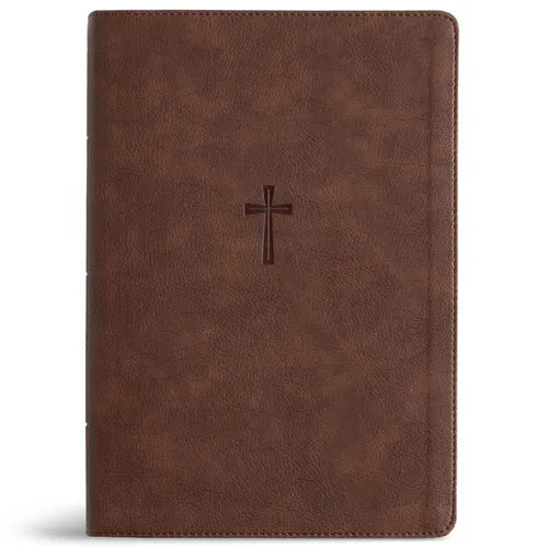 CSB Super Giant Print Reference Bible, Optimal Type, Digital Study Edition, Brown Leathertouch