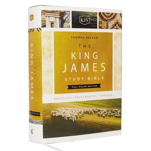 The King James Study Bible, Hardcover, Full-Color Edition