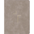 The Jesus Bible, NIV Edition, Leathersoft, Stone, Comfort Print