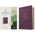NLT Life Application Study Bible, Third Edition (Leatherlike, Purple, Red Letter)