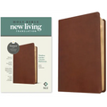 NLT Thinline Center-Column Reference Bible, Filament Enabled (Leatherlike, Rustic Brown, Red Letter)