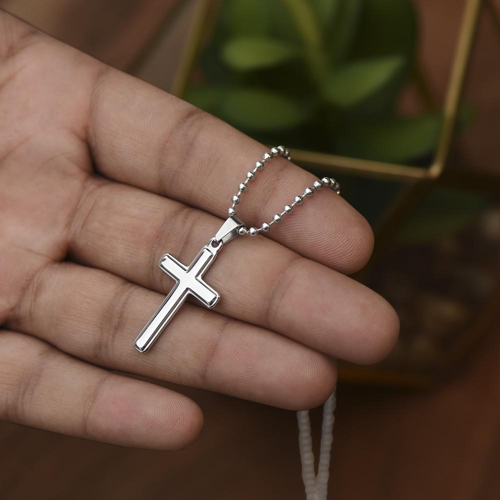 Armor of God Cross Necklace – Ball Chain