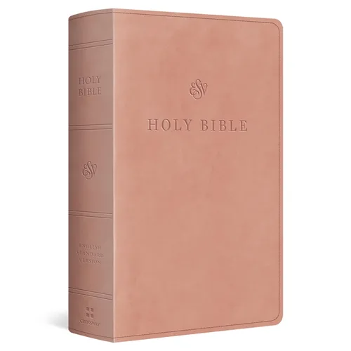 ESV Giant Print Personal Size Bible, Red Letter (Trutone, Blush Rose)