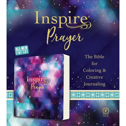 Inspire Prayer Bible NLT (Softcover): The Bible for Coloring & Creative Journaling