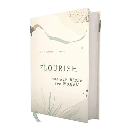 Flourish: The NIV Bible for Women, Hardcover, Multi-Color/Cream, Comfort Print
