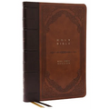 KJV Holy Bible: Giant Print Thinline Bible, Brown Leathersoft, Red Letter, Comfort Print (Thumb Indexed): King James Version (Vintage Series)