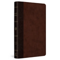 ESV Large Print Thinline Reference Bible (Trutone, Brown/Walnut, Timeless Design)
