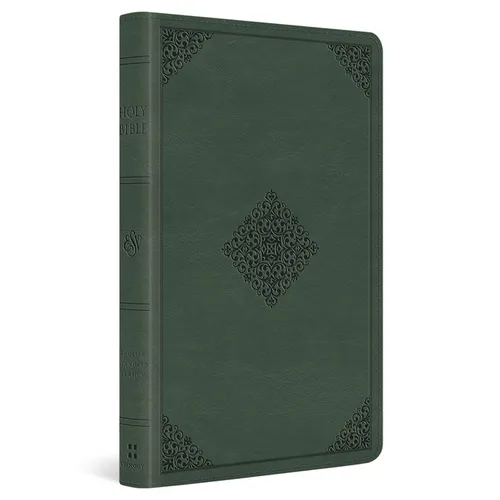 ESV Thinline Bible, Red Letter (Trutone, Quiet Forest, Ornament Design)