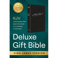 KJV Holy Bible: Deluxe Gift Bible - Black with Silver Frame: King James Version Bible