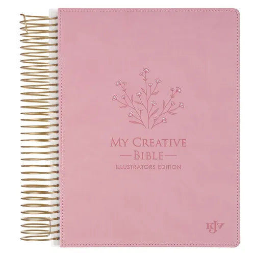 KJV Holy Bible, My Creative Bible - Illustrators Edition, Journal Space, Hardcover, King James Version, Pink